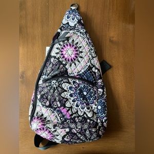 Vera Bradley Essential Sling Backpack NWT in the pattern Mimosa Medallion